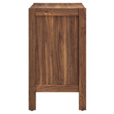 Sorrel 33" Wood Grain Storage Cabinet in Walnut