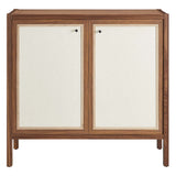 Sorrel 33" Wood Grain Storage Cabinet in Walnut
