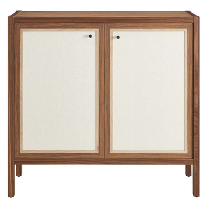 Capri 33" Wood Grain Storage Cabinet by Furniture For America