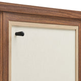 Sorrel 33" Wood Grain Storage Cabinet in Walnut