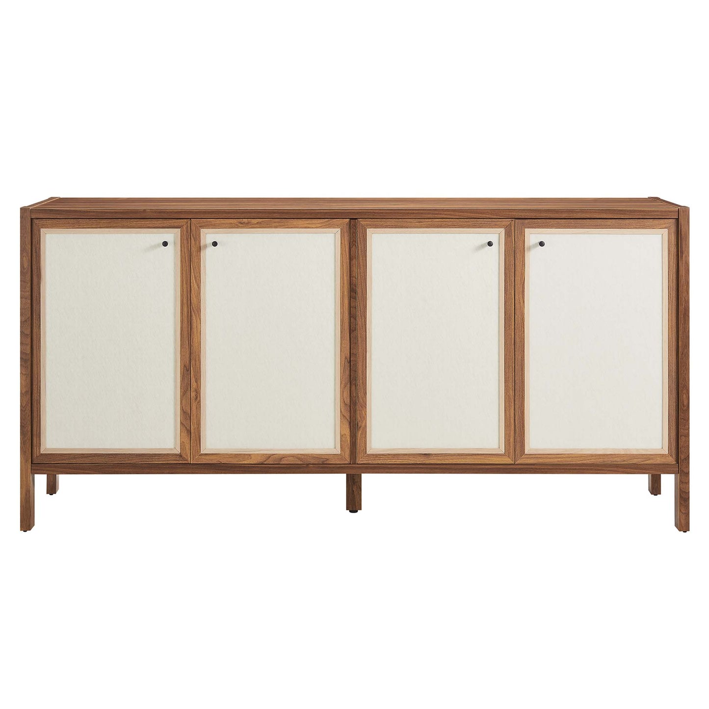 Capri 65" Wood Grain Sideboard Storage Cabinet by Furniture For America