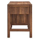 Sorrel 49" Wood Grain Office Desk in Walnut