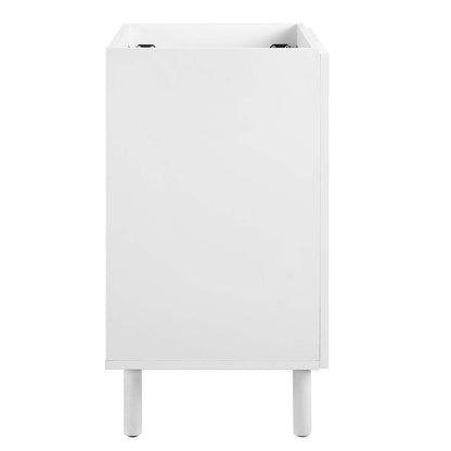 Calla 24" Perforated Metal Bathroom Vanity Cabinet (Sink Basin Not Included) by Furniture For America