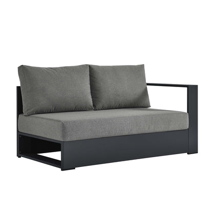 Tahoe Outdoor Patio Powder-Coated Aluminum Modular Right-Facing Loveseat by Furniture for America