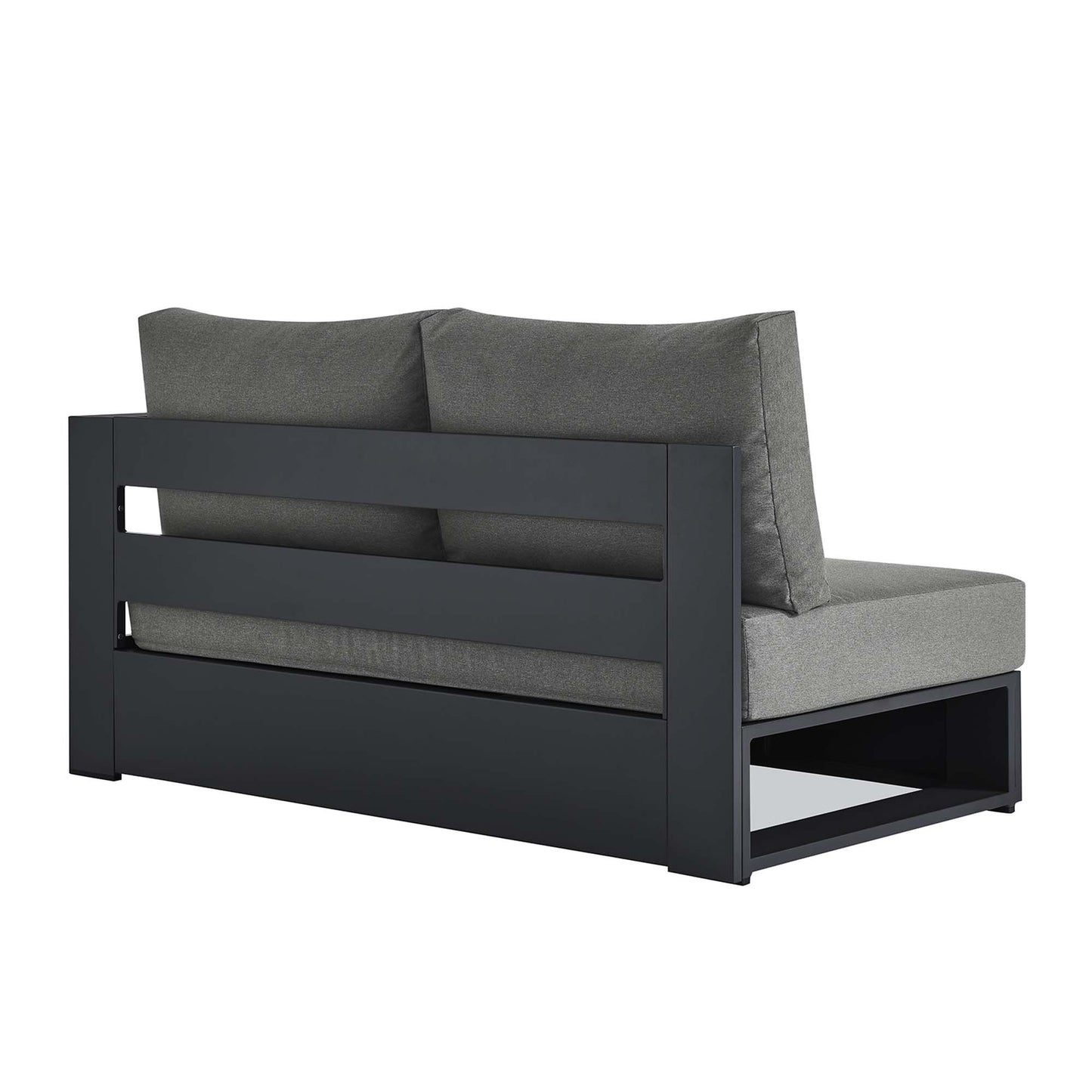 Tahoe Outdoor Patio Powder-Coated Aluminum Modular Right-Facing Loveseat by Furniture for America