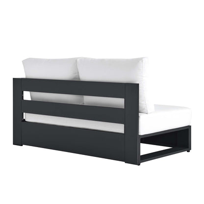Tahoe Outdoor Patio Powder-Coated Aluminum Modular Right-Facing Loveseat by Furniture for America