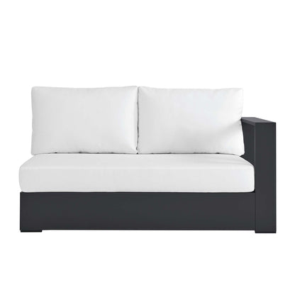 Tahoe Outdoor Patio Powder-Coated Aluminum Modular Right-Facing Loveseat by Furniture for America
