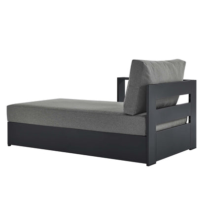 Tahoe Outdoor Patio Powder-Coated Aluminum Modular Left-Facing Chaise Lounge by Furniture for America