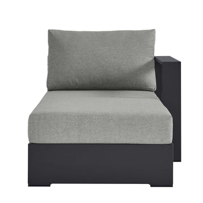 Tahoe Outdoor Patio Powder-Coated Aluminum Modular Right-Facing Chaise Lounge by Furniture for America