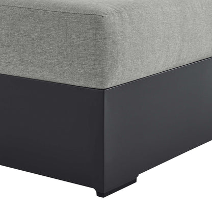 Tahoe Outdoor Patio Powder-Coated Aluminum Modular Right-Facing Chaise Lounge by Furniture for America