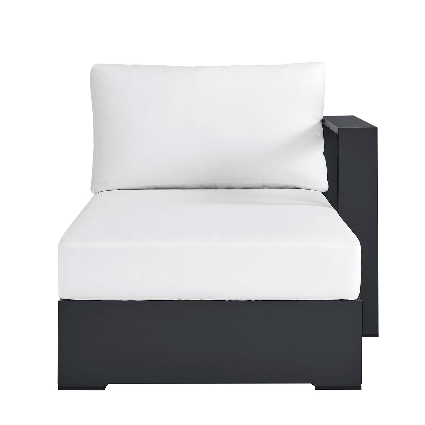 Tahoe Outdoor Patio Powder-Coated Aluminum Modular Right-Facing Chaise Lounge by Furniture for America