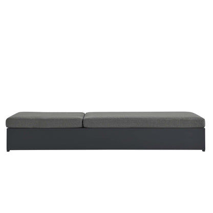 Tahoe Outdoor Patio Powder-Coated Aluminum Chaise Lounge Chair by Furniture for America