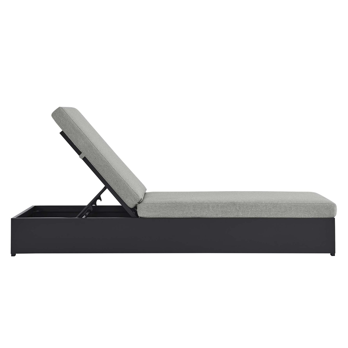 Tahoe Outdoor Patio Powder-Coated Aluminum Chaise Lounge Chair by Furniture for America
