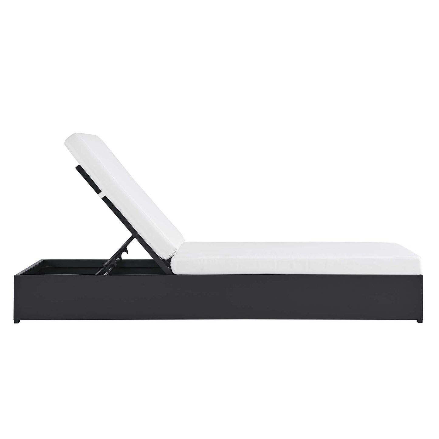 Tahoe Outdoor Patio Powder-Coated Aluminum Chaise Lounge Chair by Furniture for America