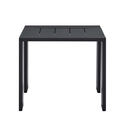 Tahoe Outdoor Patio Powder-Coated Aluminum End Table by Furniture For America