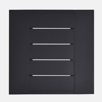 Tahoe Outdoor Patio Powder-Coated Aluminum End Table by Furniture For America