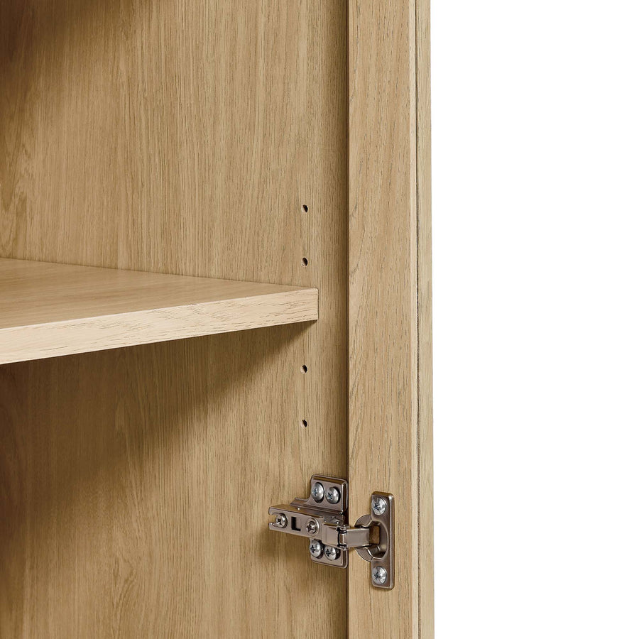 Aeroskobing Tall Arched Storage Display Cabinet in Oak