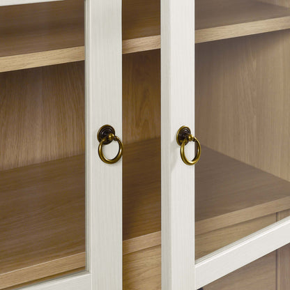 Nolan Tall Arched Storage Display Cabinet by Furniture For America