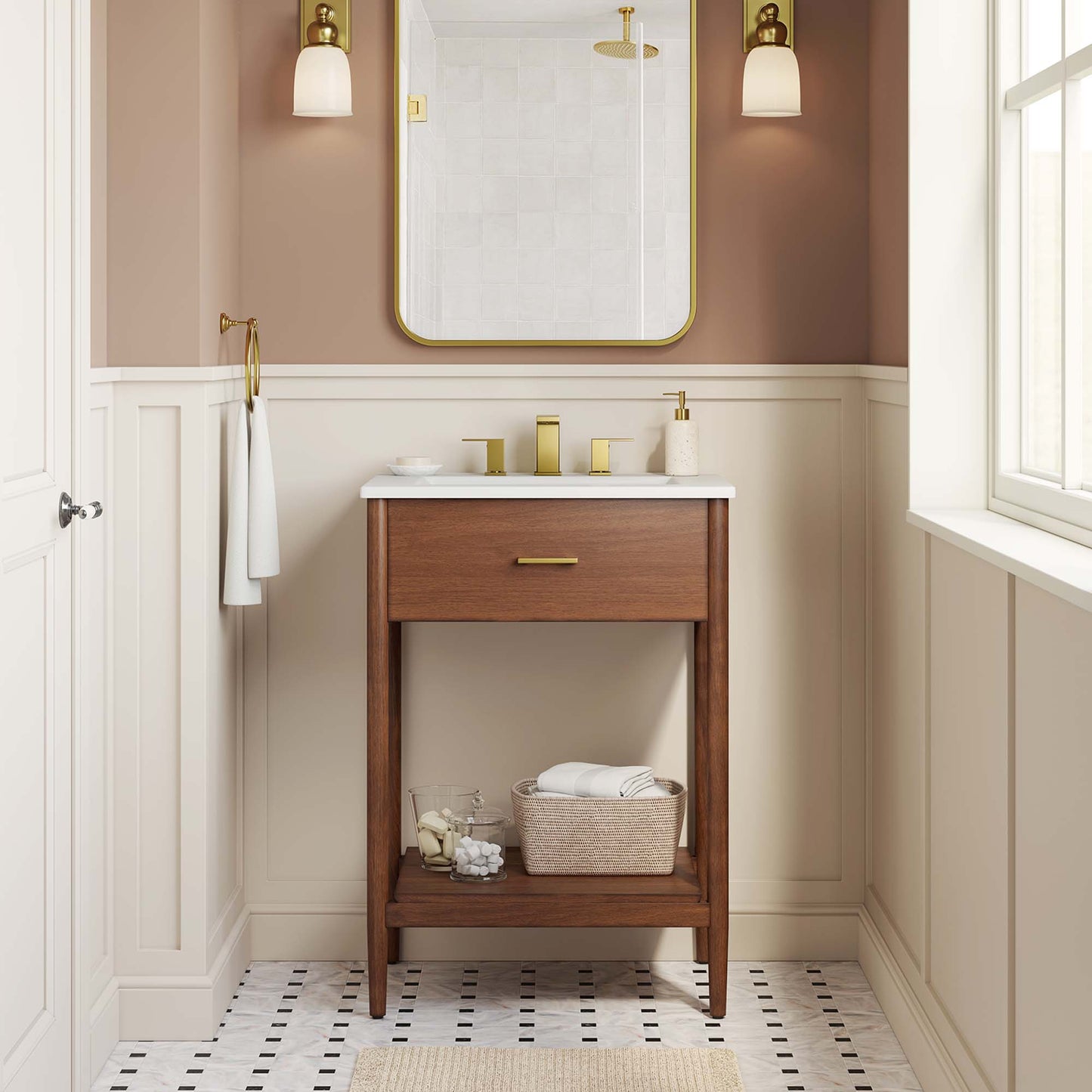 Zaire 24" Bathroom Vanity by Furniture For America