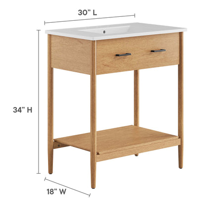 Zaire 30" Bathroom Vanity by Furniture For America