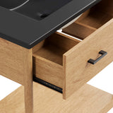 Quill 30" Bathroom Vanity in Natural Black