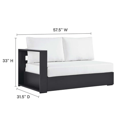 Tahoe 3-Piece Outdoor Patio Powder-Coated Aluminum Sectional Sofa Set by Furniture For America