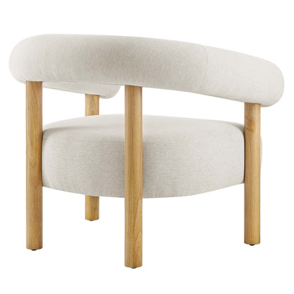 Sable Upholstered Fabric Armchair by Furniture For America