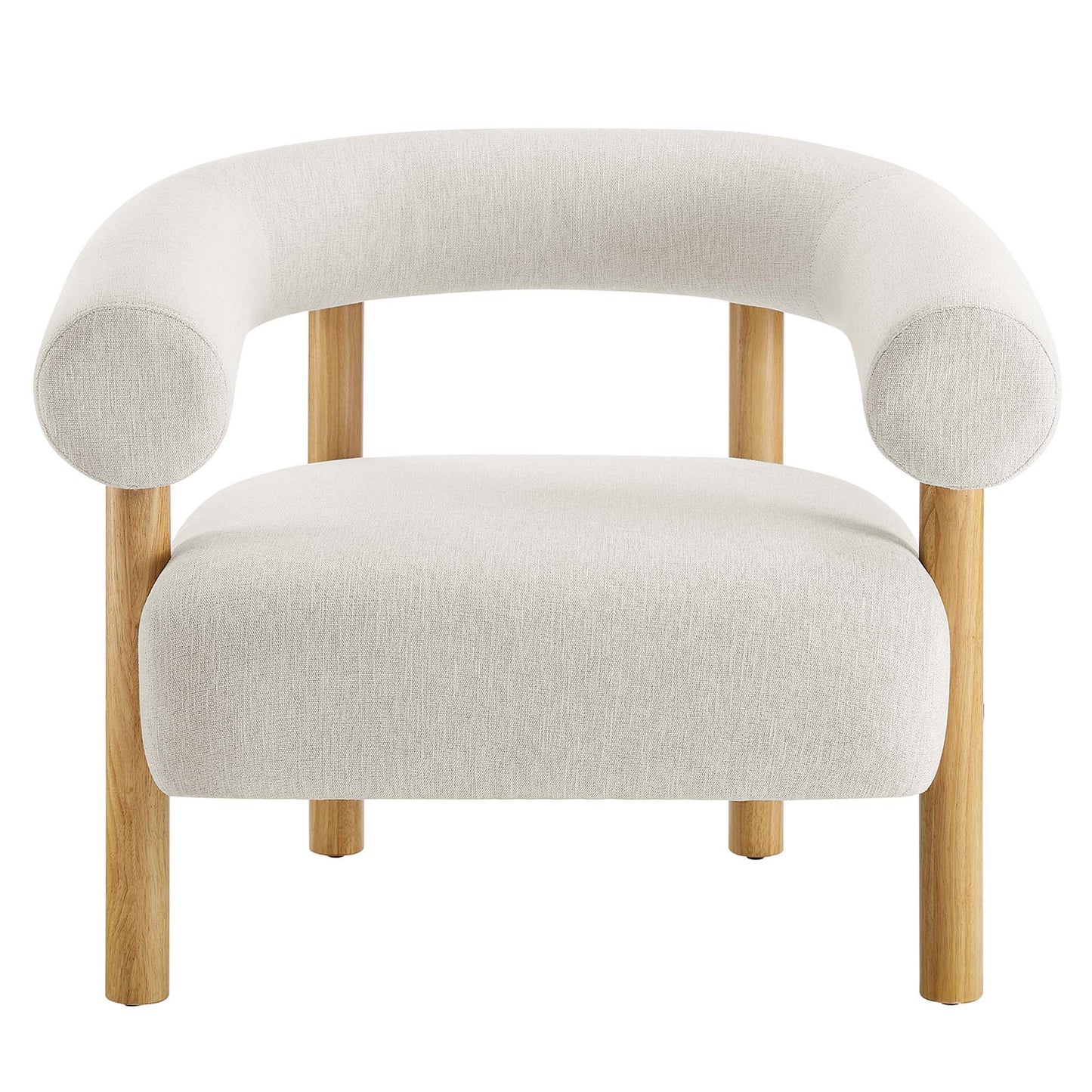 Sable Upholstered Fabric Armchair by Furniture For America