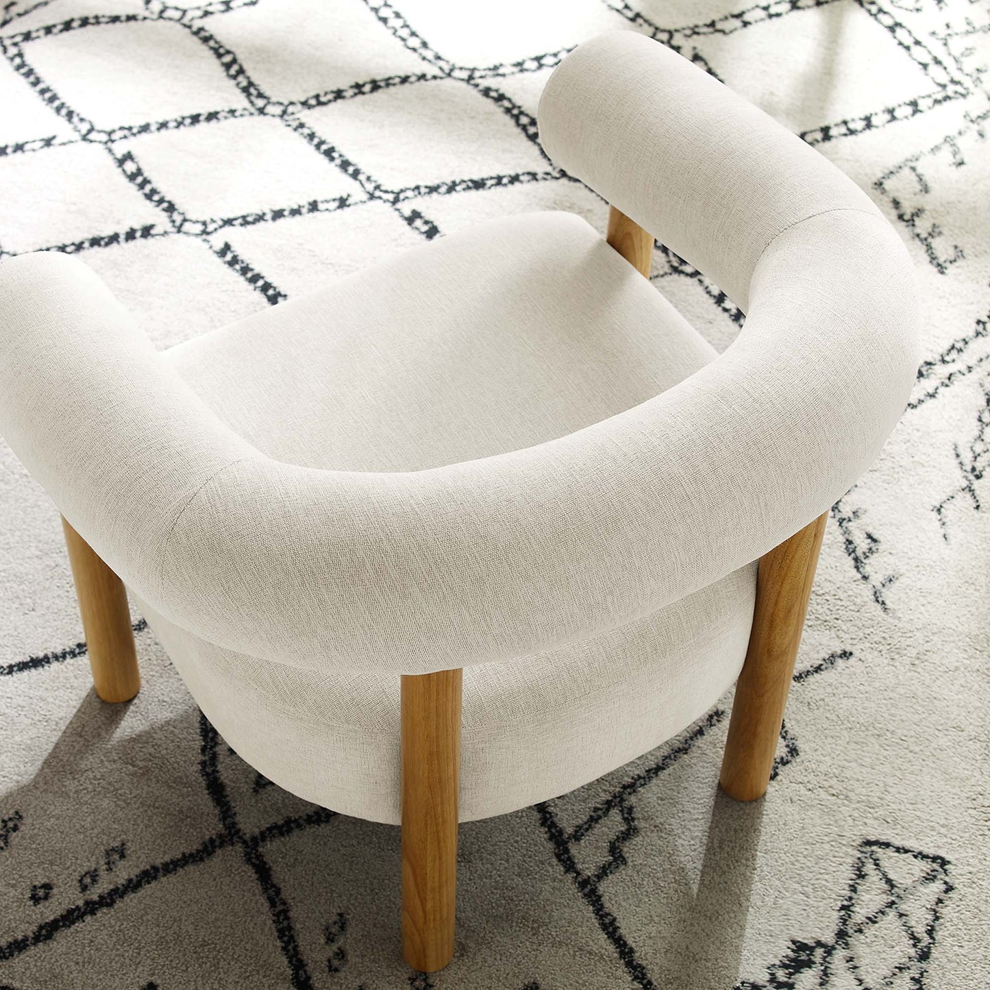Sable Upholstered Fabric Armchair by Furniture For America