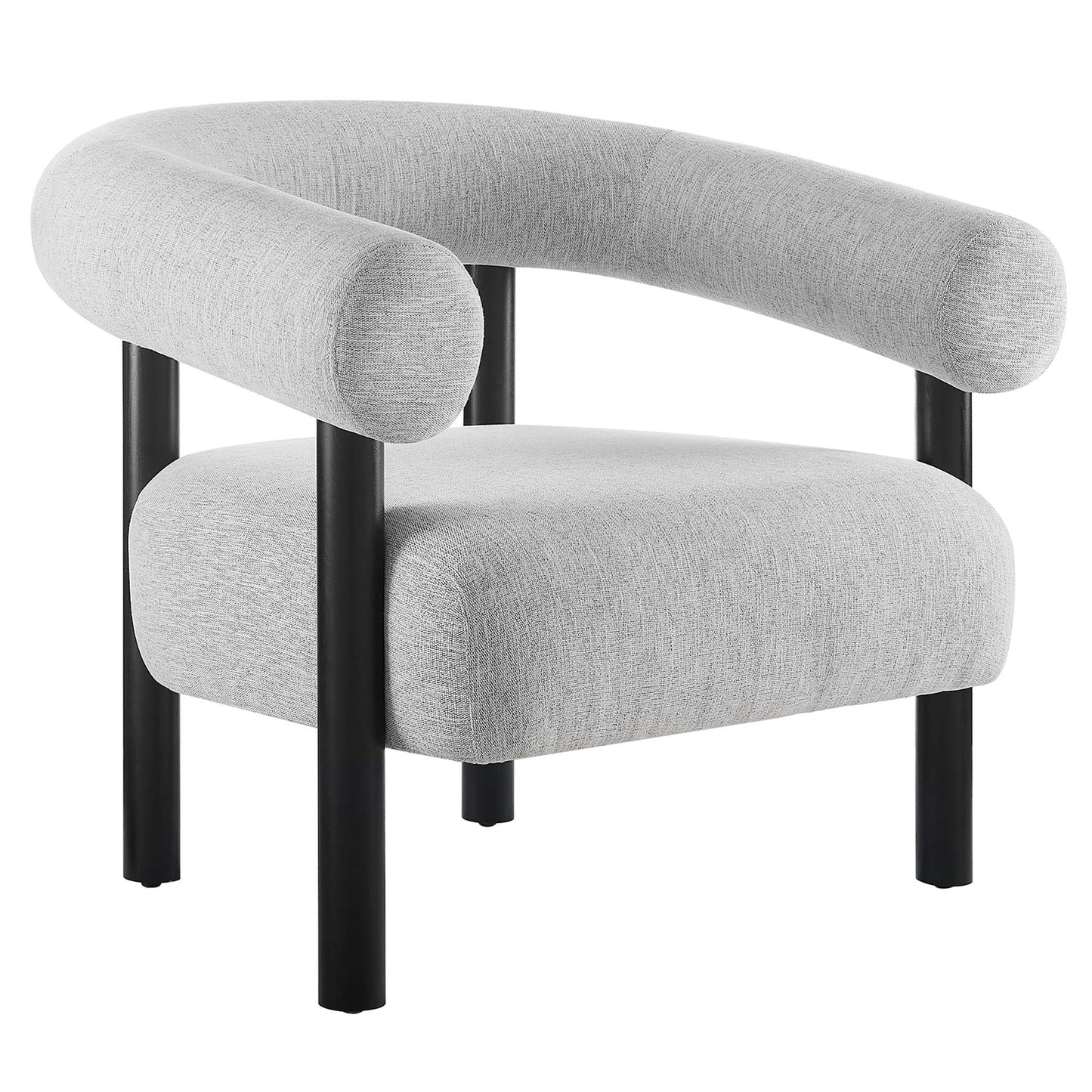 Sable Upholstered Fabric Armchair by Furniture For America