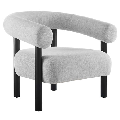 Sable Upholstered Fabric Armchair by Furniture For America