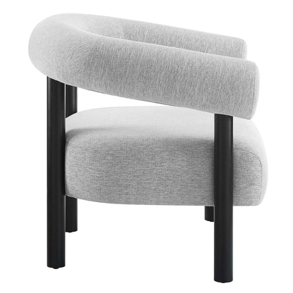 Sable Upholstered Fabric Armchair by Furniture For America