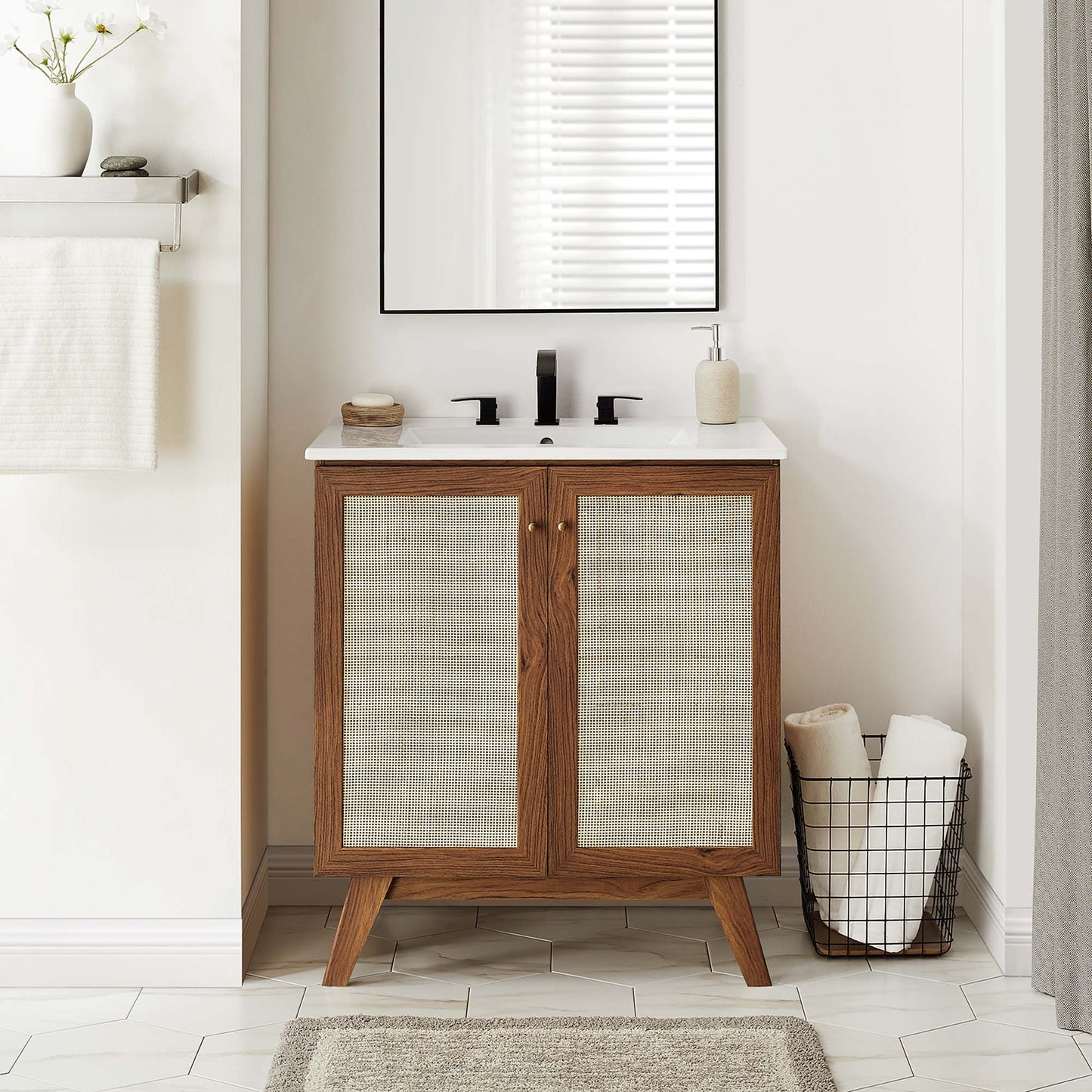 Soma 30" Bathroom Vanity by Furniture For America