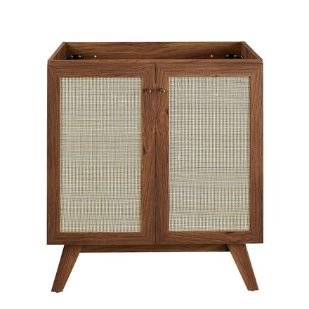 Soma 30" Bathroom Vanity in Walnut White