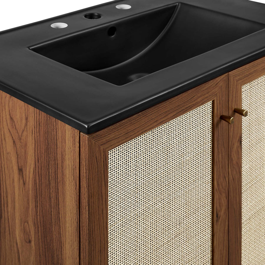 Wren 30" Bathroom Vanity in Walnut Black