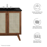Wren 30" Bathroom Vanity in Walnut Black