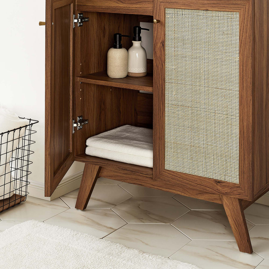 Wren 30" Bathroom Vanity in Walnut Black