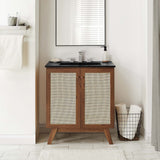 Wren 30" Bathroom Vanity in Walnut Black