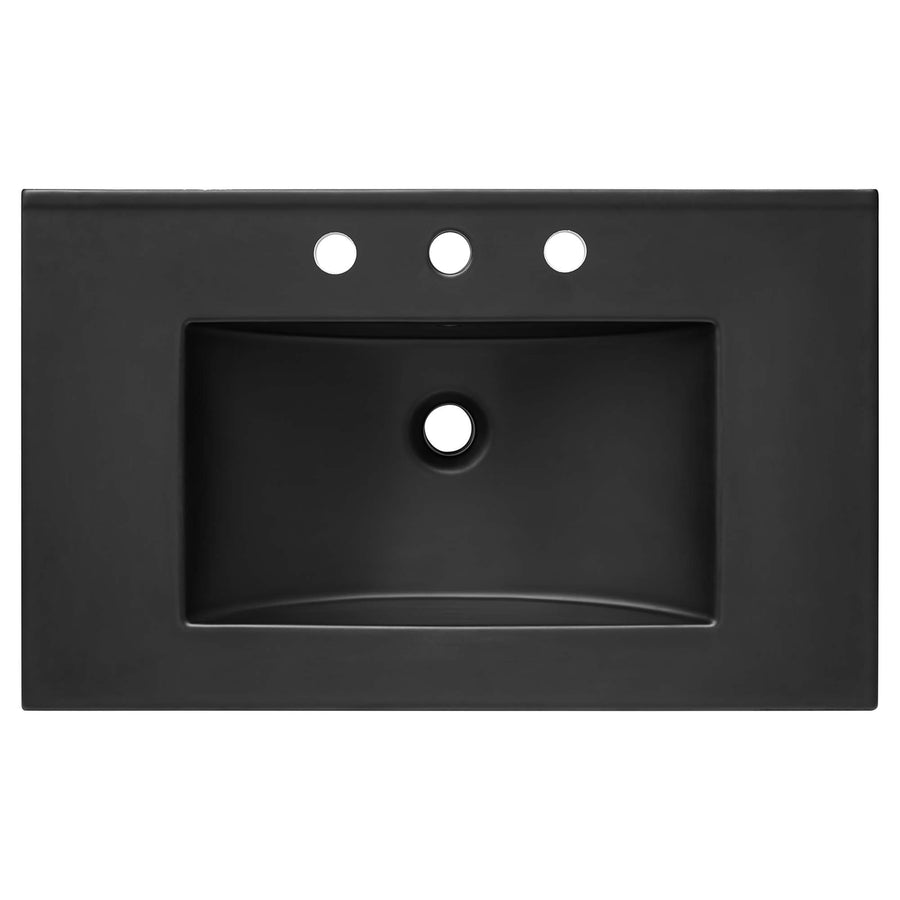 Wren 30" Bathroom Vanity in Walnut Black