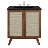 Wren 30" Bathroom Vanity in Walnut Black
