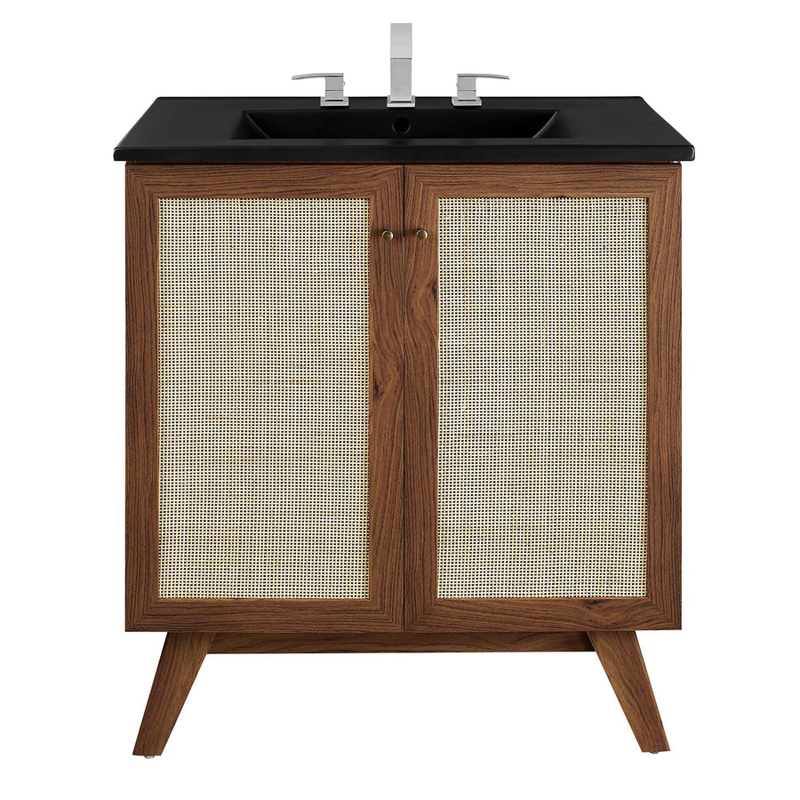 Wren 30" Bathroom Vanity in Walnut Black