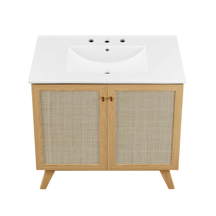 Soma 36" Bathroom Vanity in Oak White