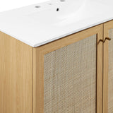 Wren 36" Bathroom Vanity in Oak White
