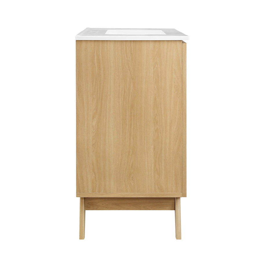 Wren 36" Bathroom Vanity in Oak White