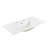 Wren 36" Bathroom Vanity in Oak White
