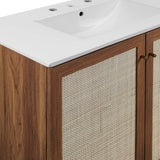 Wren 36" Bathroom Vanity in Walnut White