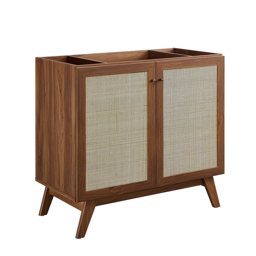 Wren 36" Bathroom Vanity in Walnut White
