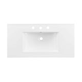 Wren 36" Bathroom Vanity in Walnut White