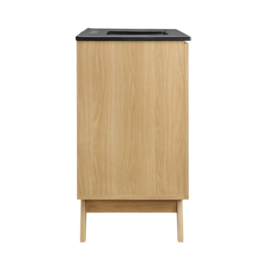 Wren 36" Bathroom Vanity in Oak Black