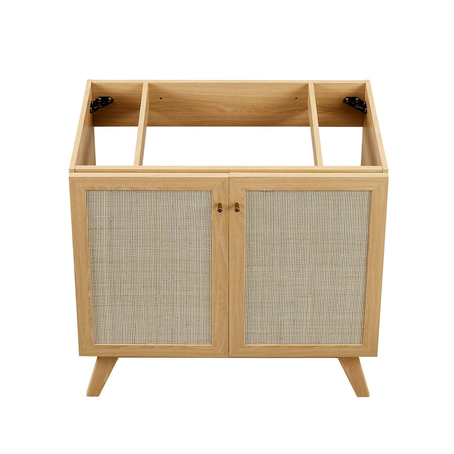Wren 36" Bathroom Vanity in Oak Black